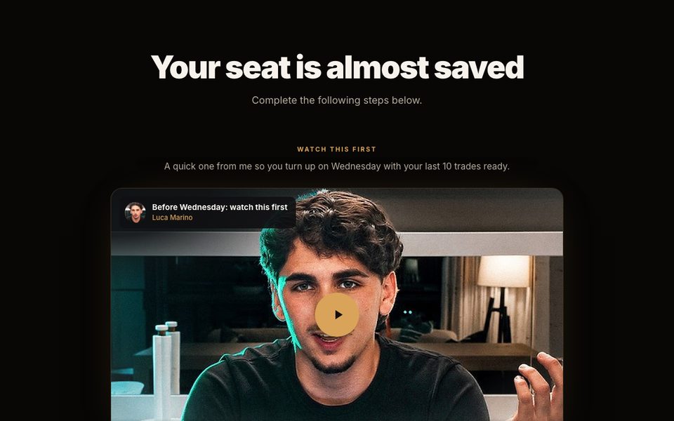 Thank-you page preview